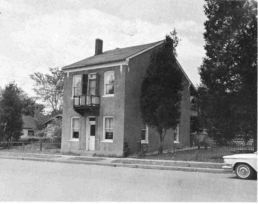 Early French home later used in Civil War